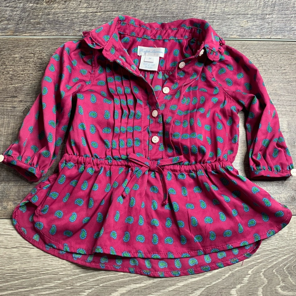 Ralph Lauren blouse, size 3M